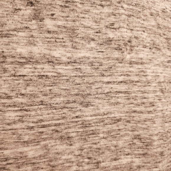 Cynthia Rowley Tee T-Shirt Heathered Grey Chest Pocket Women's Large L Cuffed - Picture 6 of 10